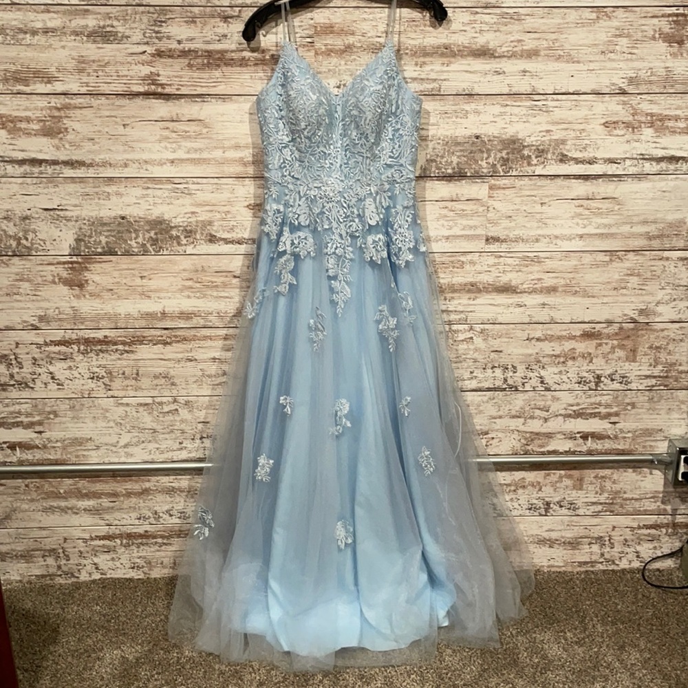 Light Blue Prom Dress